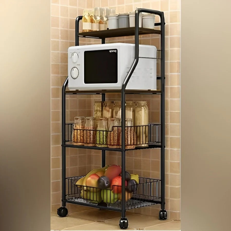 Home Kitchen Organization Shelf Storage Rack Multi-tier