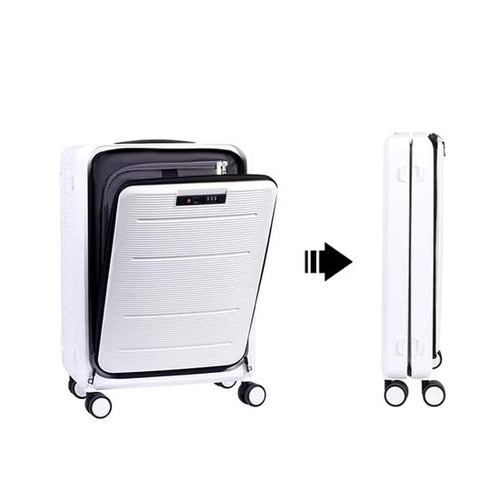 Foldable Travel Trolley Luggage Bag, Collapsible Cabin Suitcase Bag