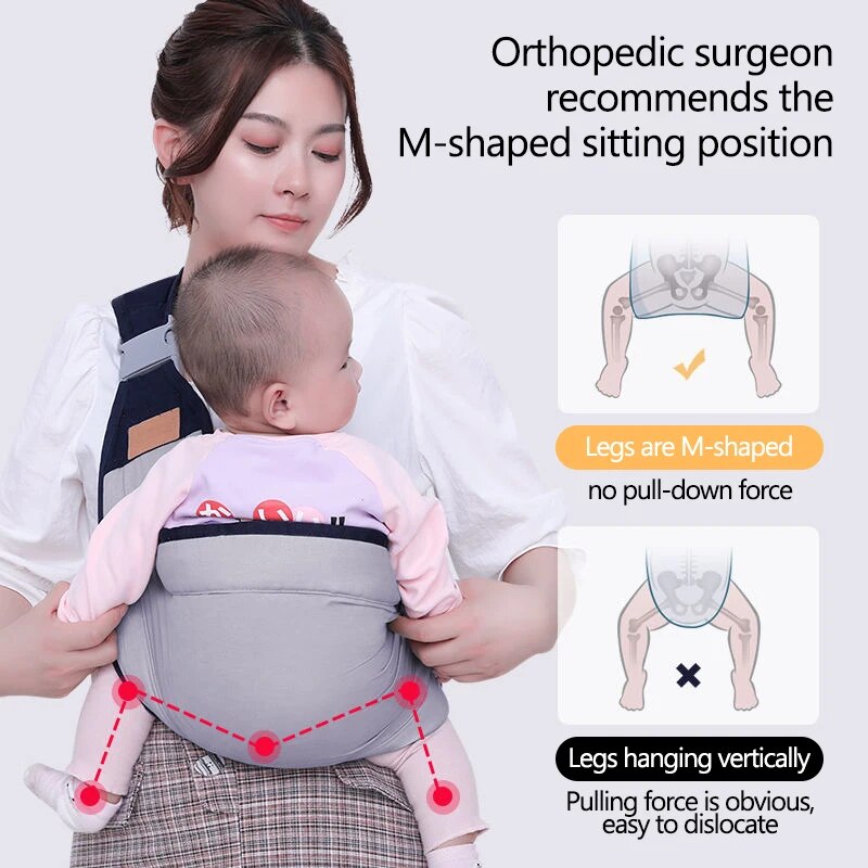 Multifunctional Baby Sling Carrier Wrap