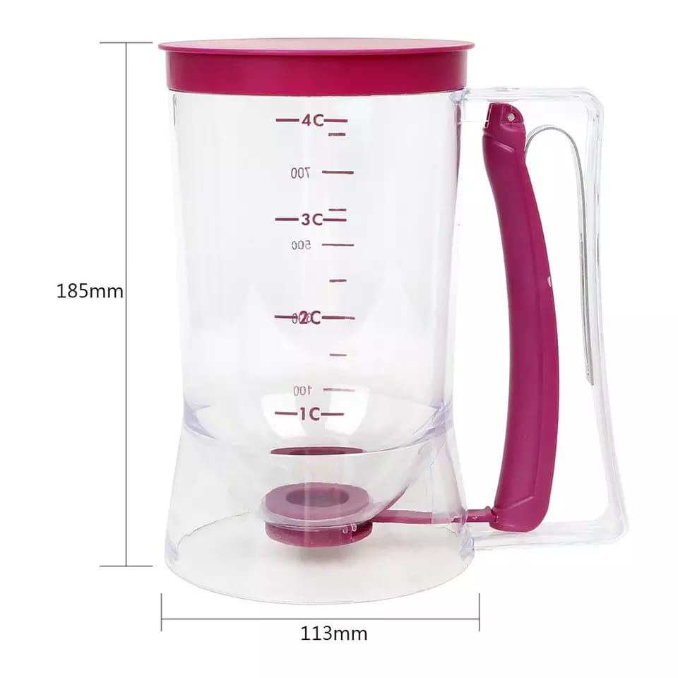 Batter Dispenser with Measuring Label