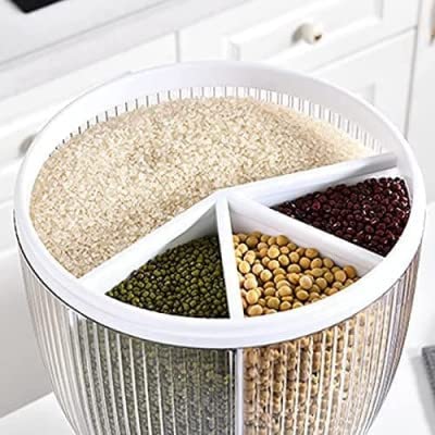 4 IN 1 Cereal Rice Storage Dispenser