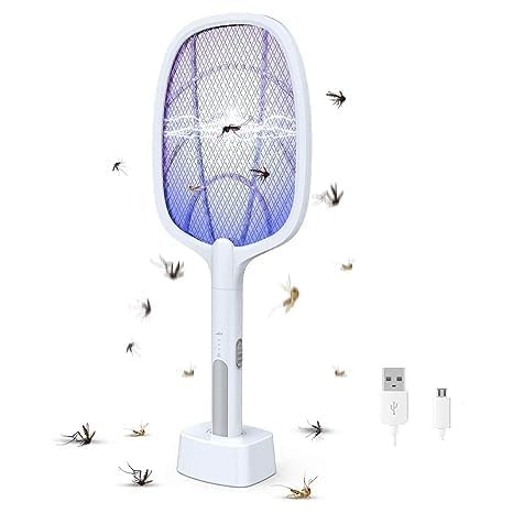 Mosquito Bat with UV Light Lamp Reachargable