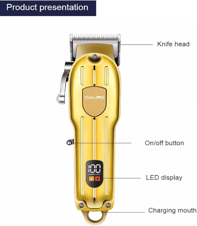 DALING PROFESSIONAL LED DISPLAY HAIR TRIMMER-DL-1538