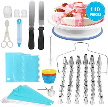 110Pcs Cake Decorating Kit