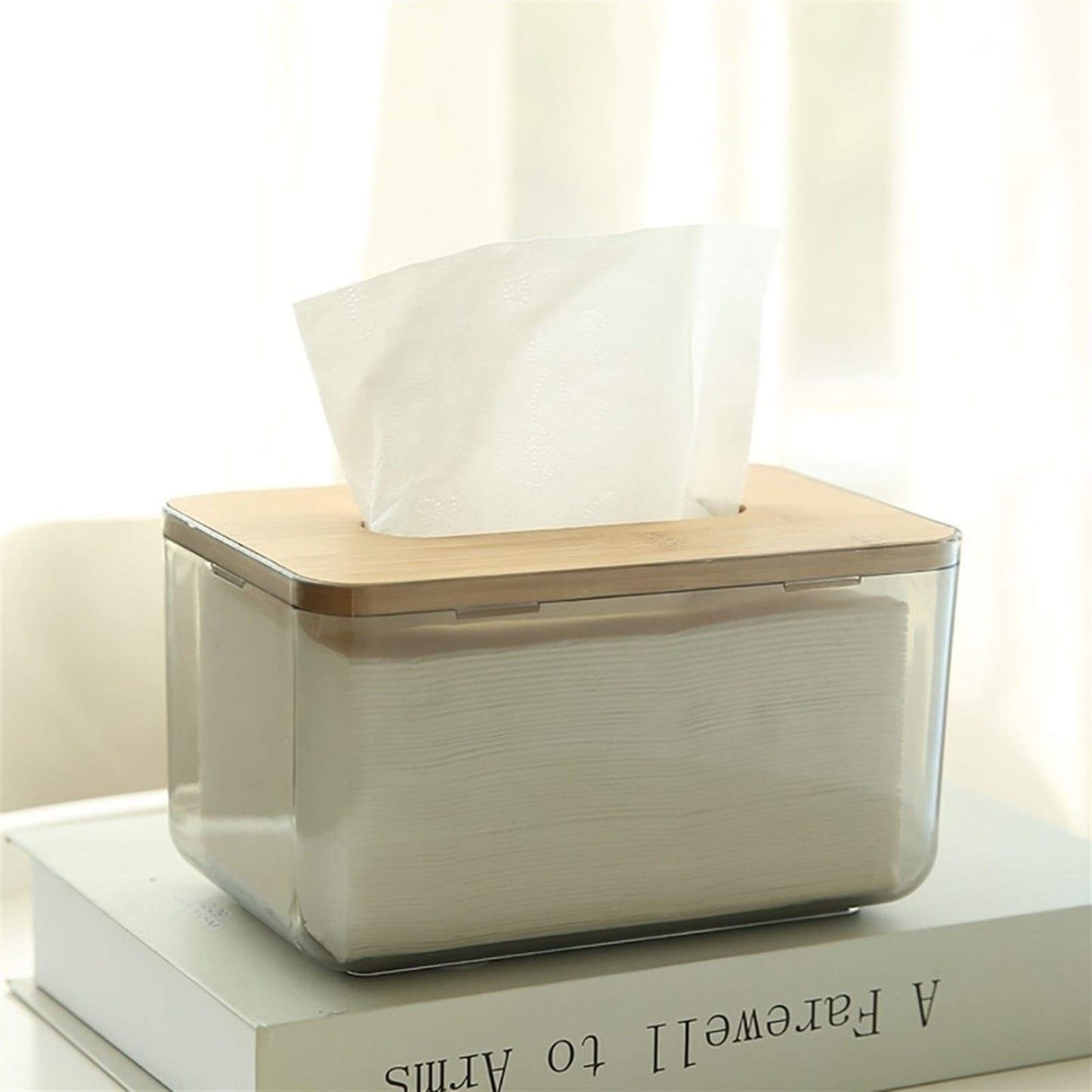 Transparent Tissue Box