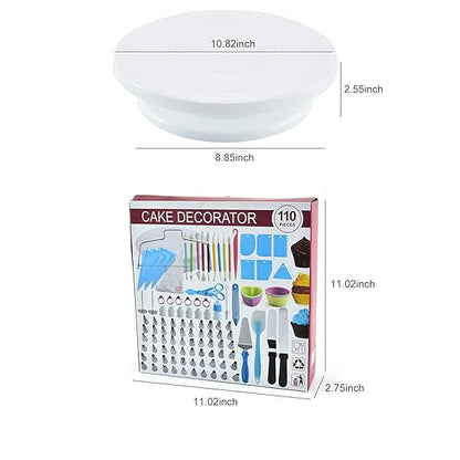 110Pcs Cake Decorating Kit