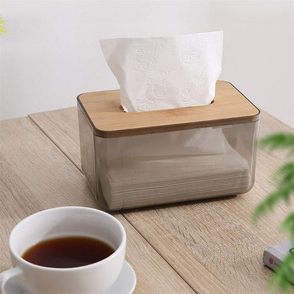 Transparent Tissue Box