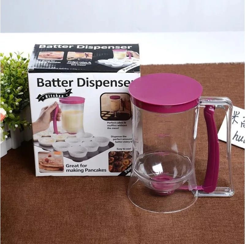 Batter Dispenser with Measuring Label