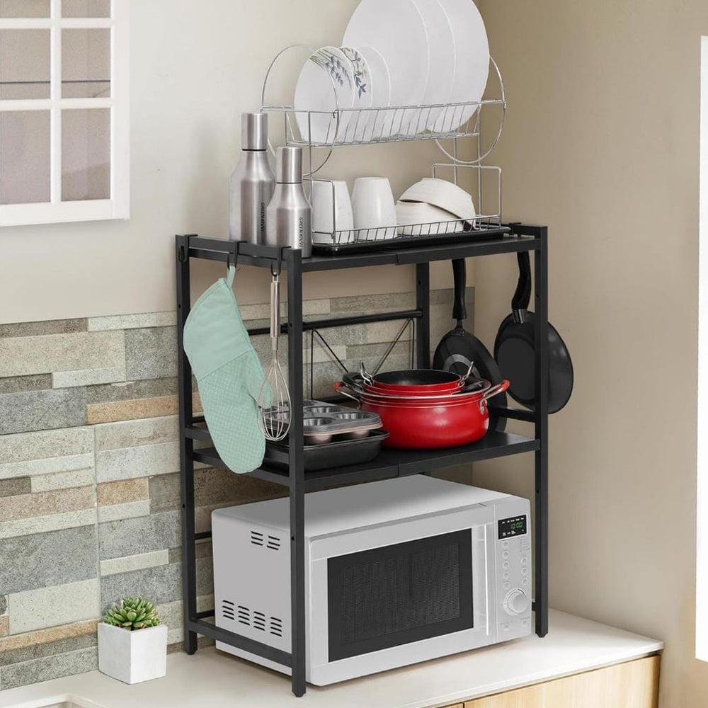 Microwave Oven Rack Shelf,Multipurpose Storage Organizer Stand.