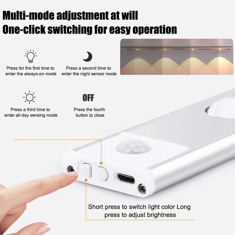 LED Motion Sensor Wireless Light ( Rechargeable)