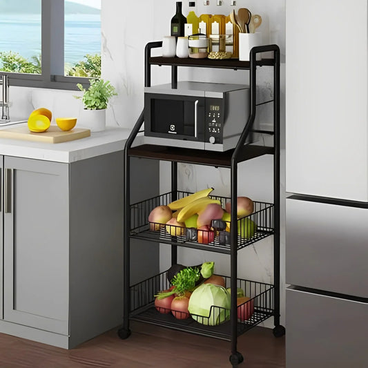 Home Kitchen Organization Shelf Storage Rack Multi-tier