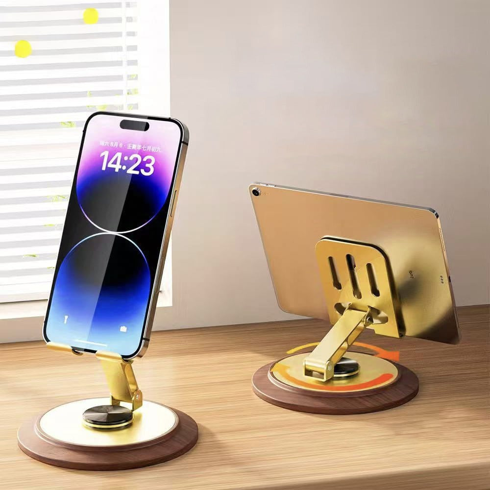 Mobile Phone Holder Rotatable, Phone Stand for Desk, Foldable Phone Mount.