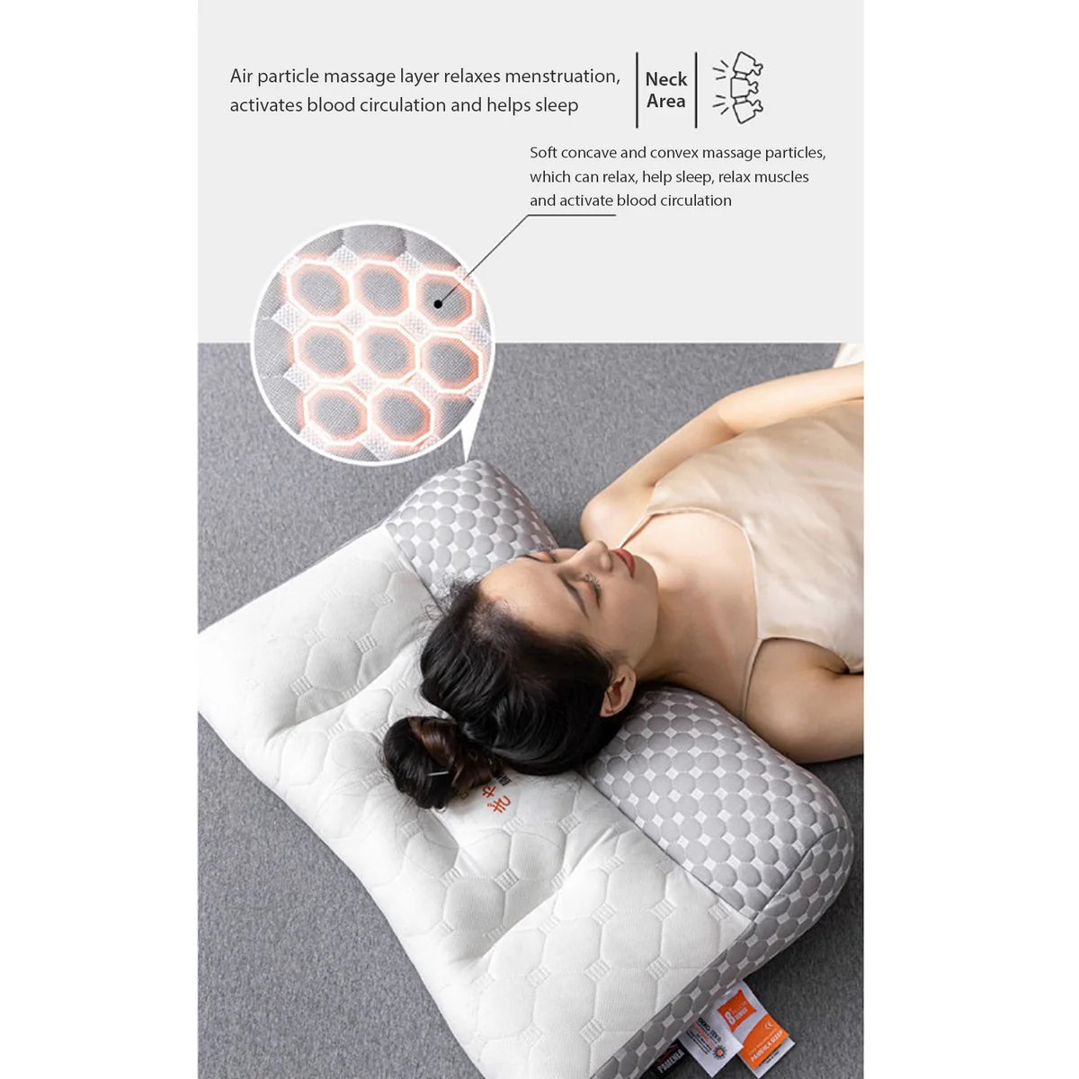 Neck Comfort  Orthopedic Pillow, Protects Cervical Spine and Relieves Neck, Shoulder Pain