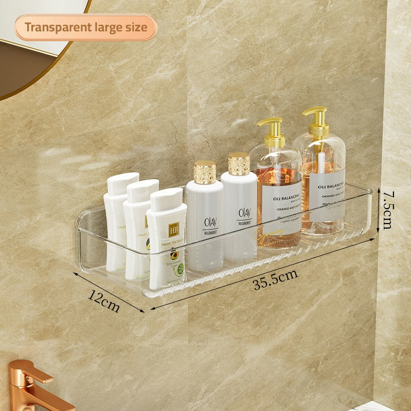 Wall-Mounted Organizer for Toiletries,Shampoo, and Cosmetics.