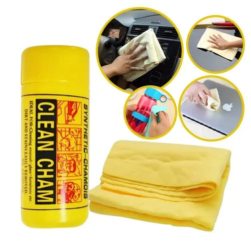 Clean Cham Absorbant Car, Home Cleaning Magic Cloth