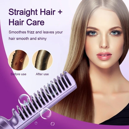 Wireless Hair Straightening Comb