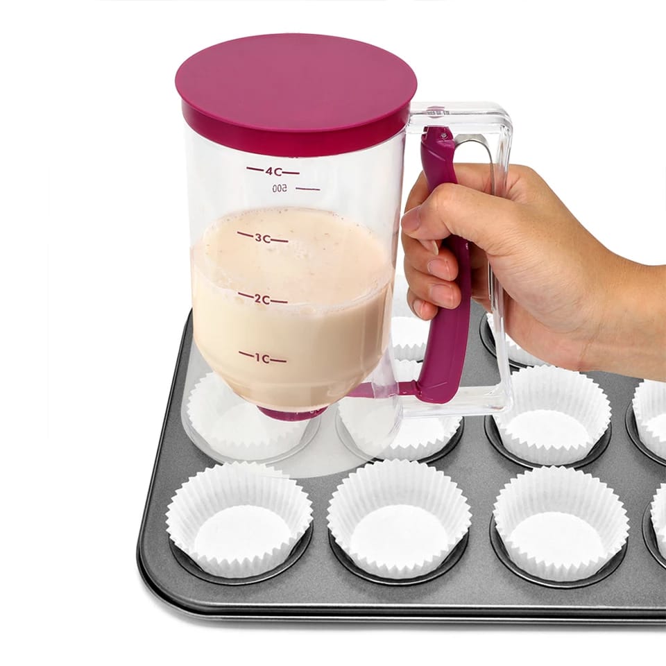 Batter Dispenser with Measuring Label