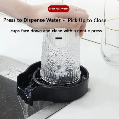 Automatic Cup Washer, Sink Attachment Bottle Cup Washer, Kitchen Cleaning Gadget.